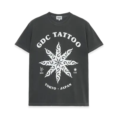 GDC x JUN MATSUI Tee "Charcoal"