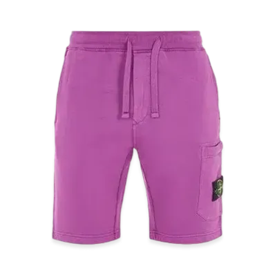 Stone Island 64620 BRUSHED COTTON FLEECE_REGULAR FIT "Magenta"