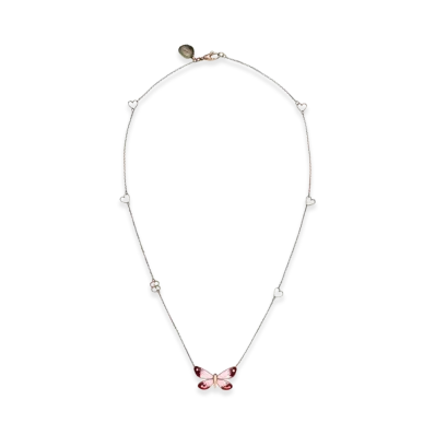 GUCCI Floral Necklace (Rose Gold & Enamel) "Rose Gold"