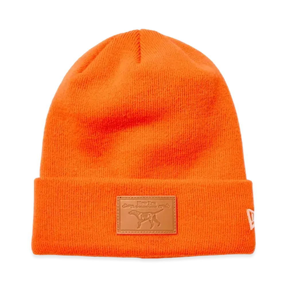 NEW ERA OUTDOOR x Takayuki Ohashi Basic Cuff Knit Dog Patch "Neon Orange"