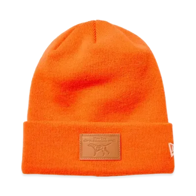 NEW ERA OUTDOOR x Takayuki Ohashi Basic Cuff Knit Dog Patch "Neon Orange"