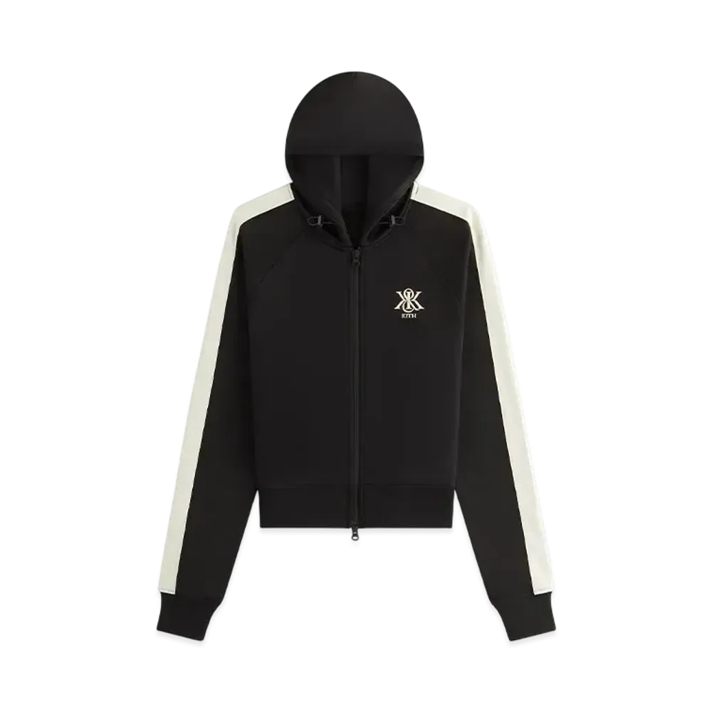 Kith Women's Arbor Hooded Track Jacket "Black"