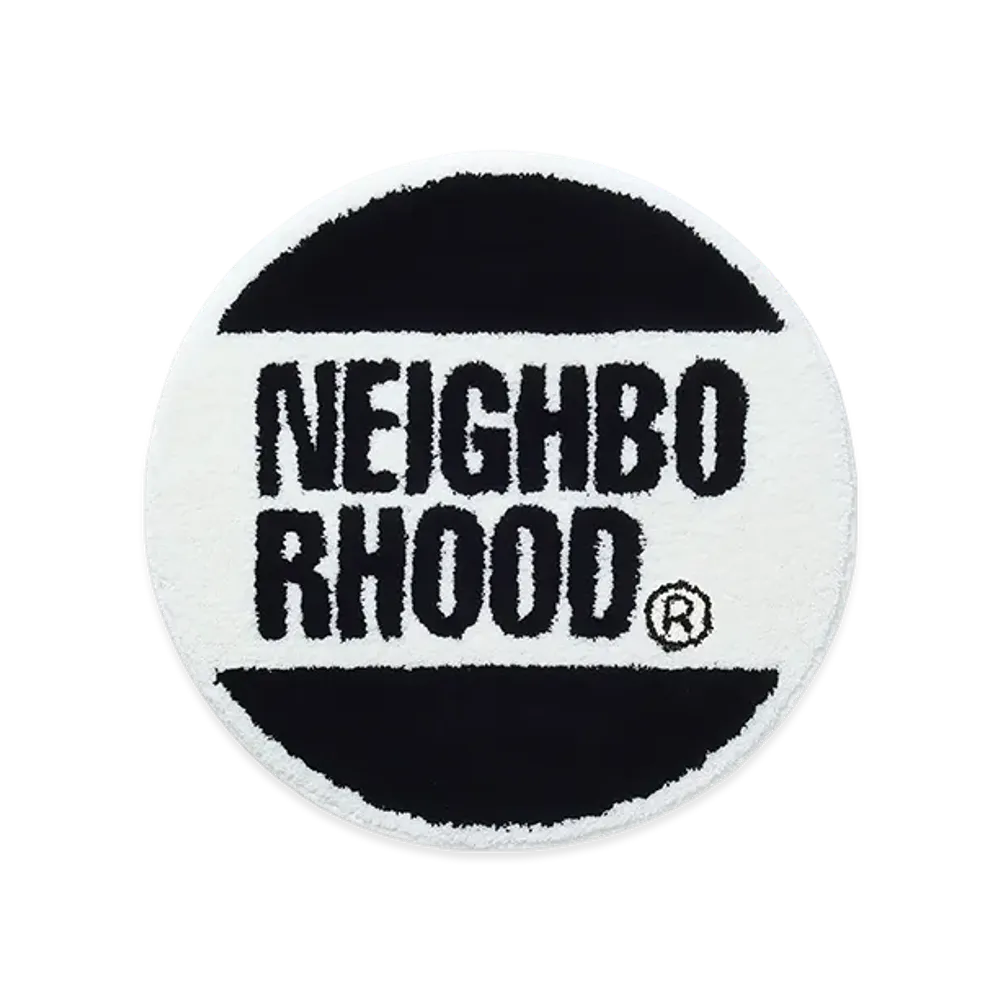 NEIGHBORHOOD x Gallery 1950 . Circle Rug Mat "Black"