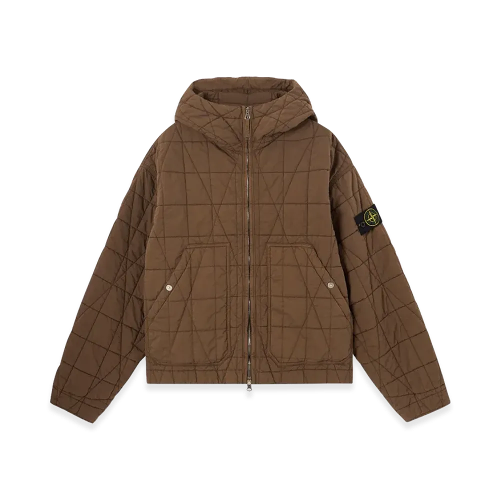 Stone Island 4100014 Cotton Nylon Tela Quilted-TC "Amber"