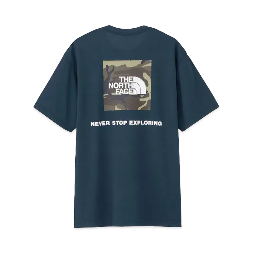 The North Face Short Sleeve Square Camouflage Tee (Men's) "Urban Navy"