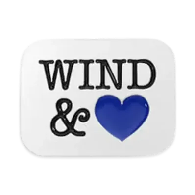 WIND AND SEA Pins A (Spade) "White"