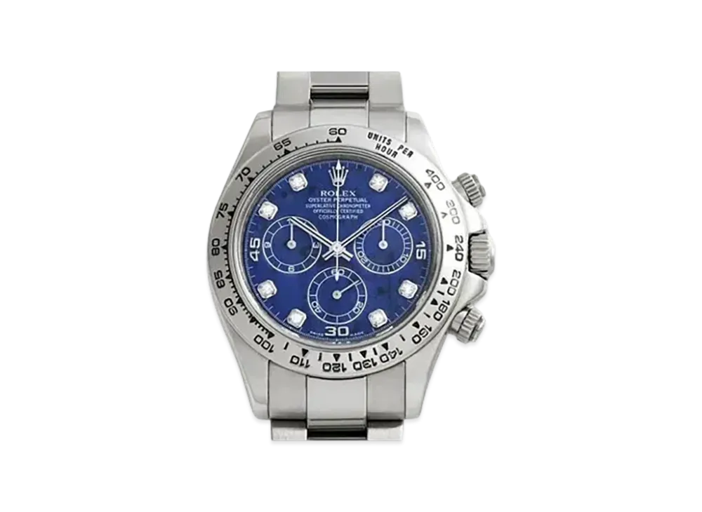 ロレックス コスモグラフ デイトナ ソーダライト文字盤 8Pダイヤモンド 116509G