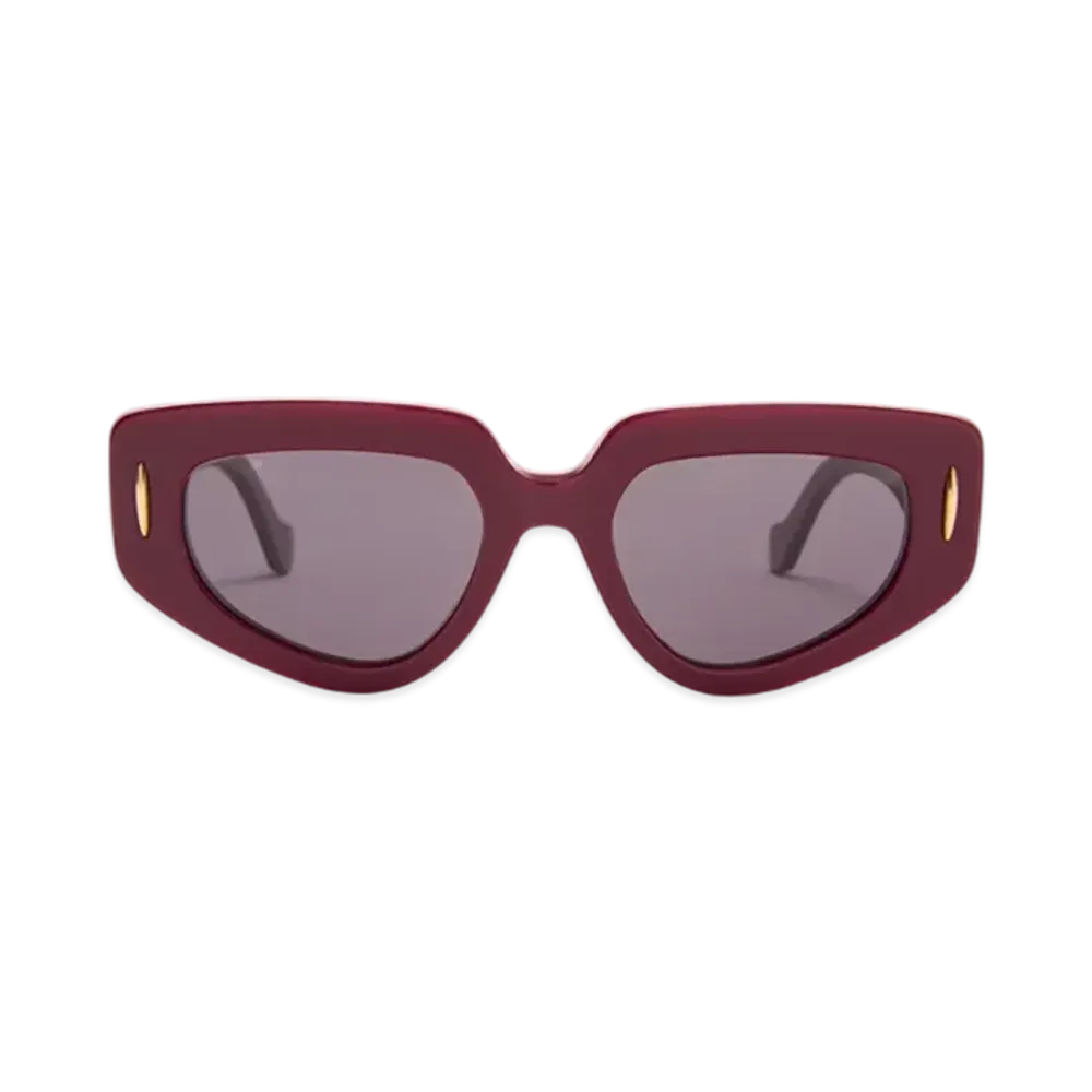 LOEWE Butterfly Screen Sunglasses Small "Burgundy"