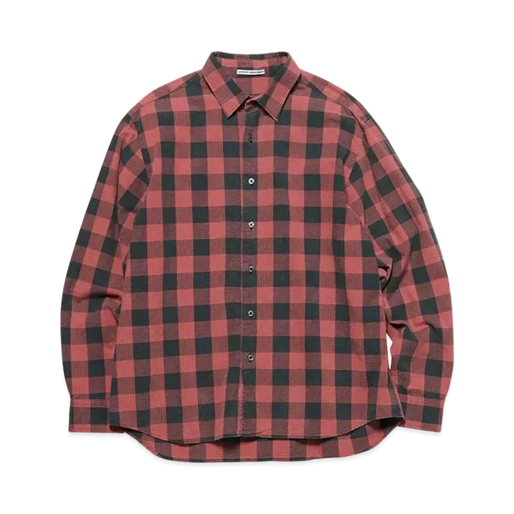 uniform experiment Fade Shirt "Black/Red Check"