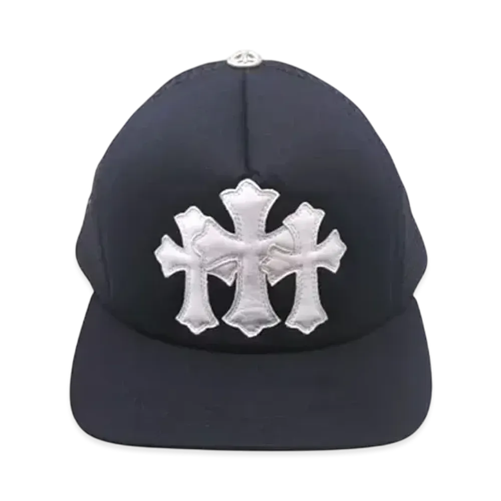 Chrome Hearts Cemetery Cross Mesh Cap "Black/White"