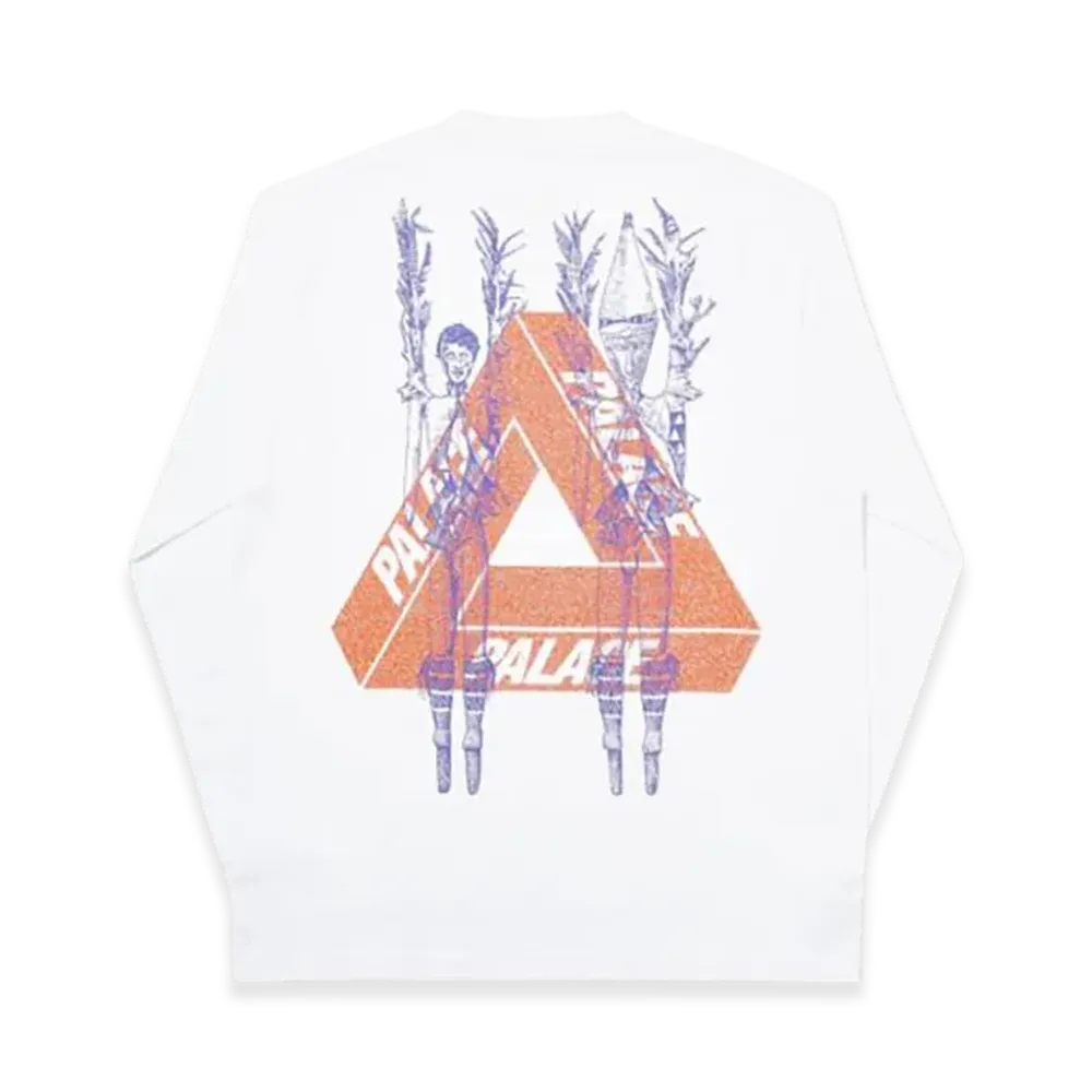 PALACE Pair Of Hippys Longsleeve "White"