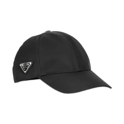 PRADA Re-Nylon Baseball Cap "Black"