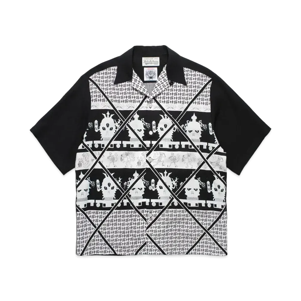 WACKO MARIA x WOLFS HEAD / Hawaiian Shirt "White"