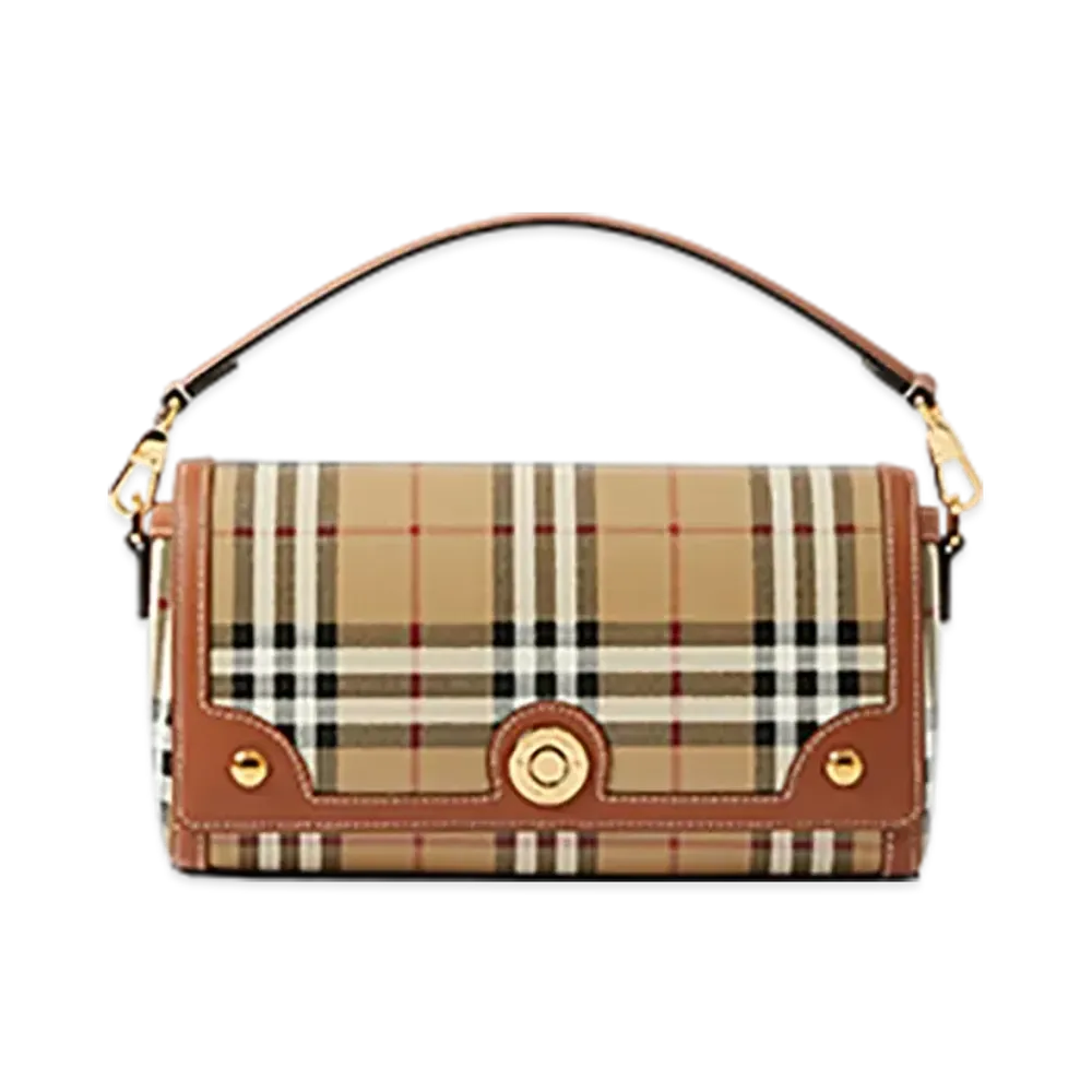 Burberry Top Handle Note Bag "Briar Brown"