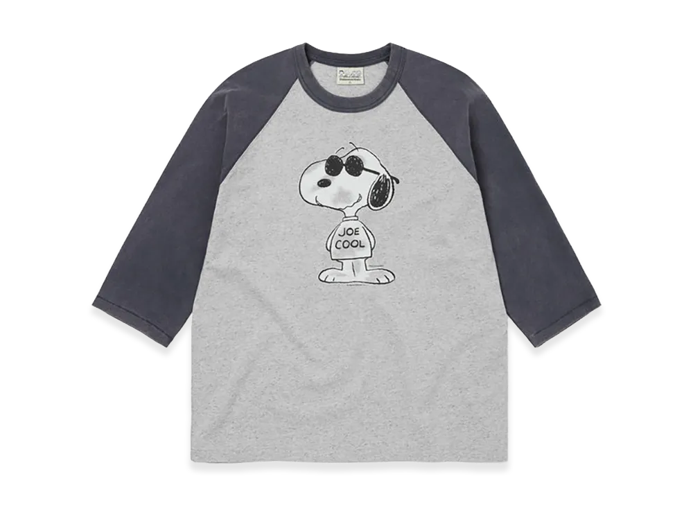thisisneverthat x PEANUTS Raglan Tee "Heather Grey"