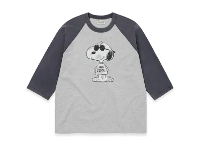 thisisneverthat x PEANUTS Raglan Tee "Heather Grey"