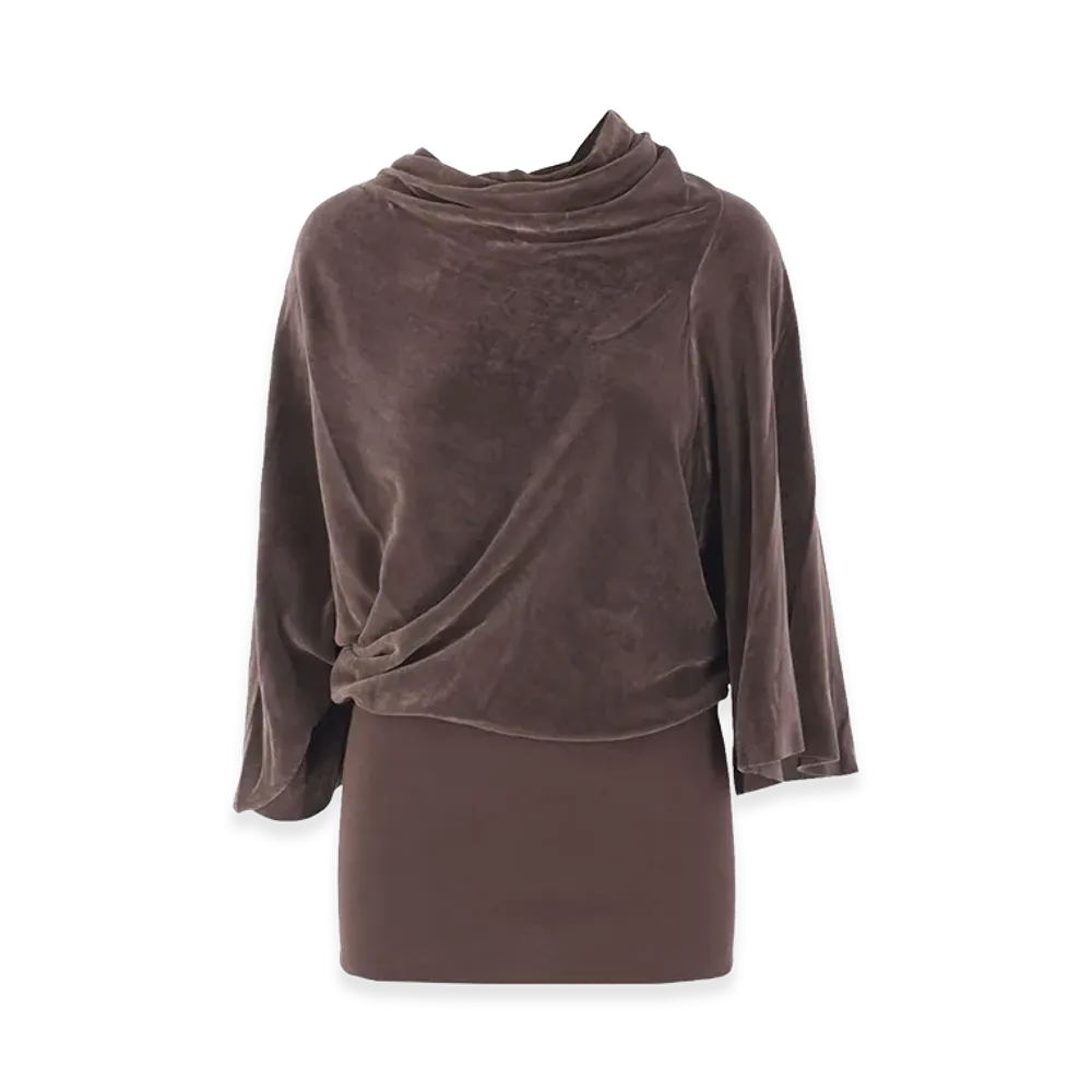 Rick Owens Women's Top Cylinder "Brown"