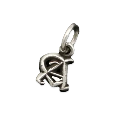 Chrome Hearts Alphabet Stack Charm A Initial Charm "Silver"