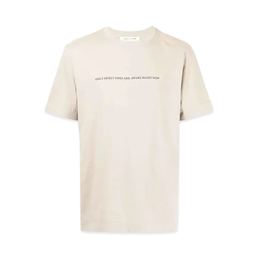 1017 ALYX 9SM Slogan-Print T-Shirt "Beige"