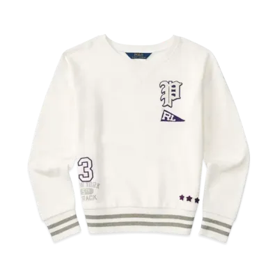 Polo Ralph Lauren Kids Fleece Long-Sleeve Pullover "Cream"