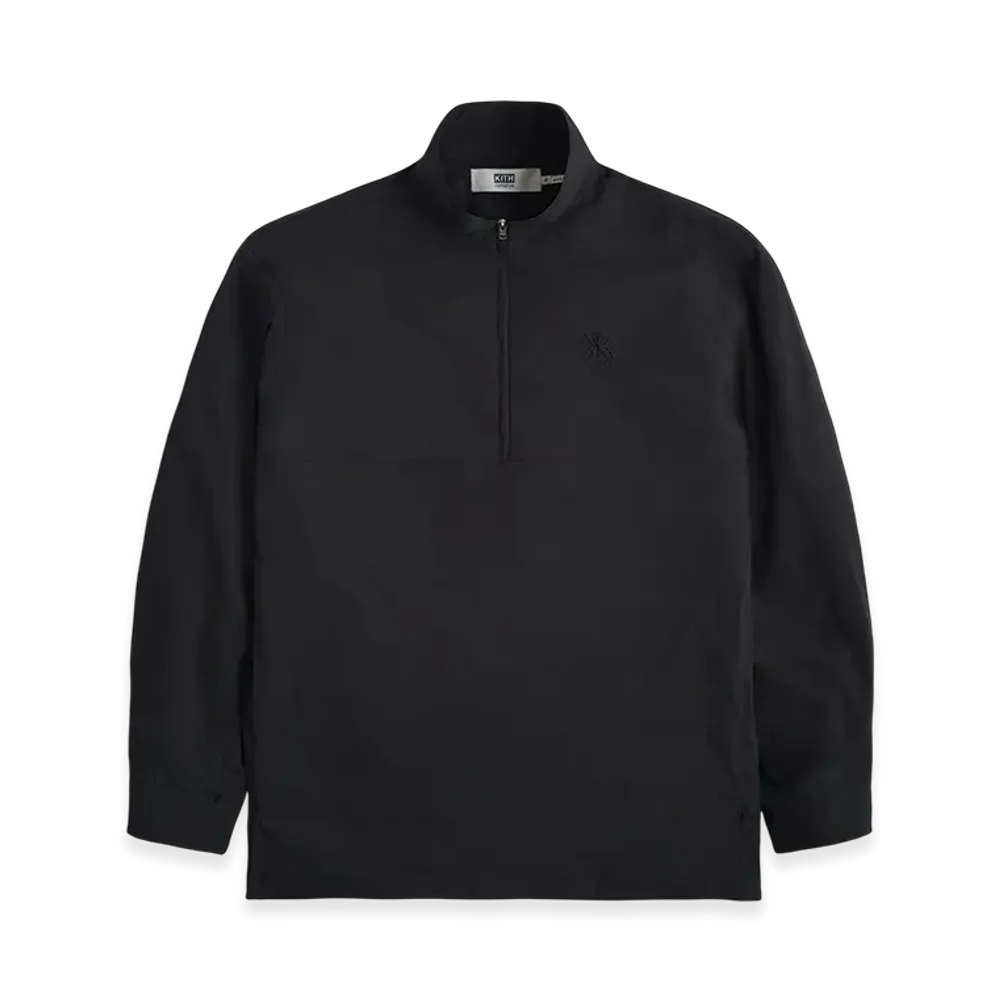 Kith x nonnative Mariner Pullover Shirt Jacket C/P Typewriter Stretch With Windstopper "Black"