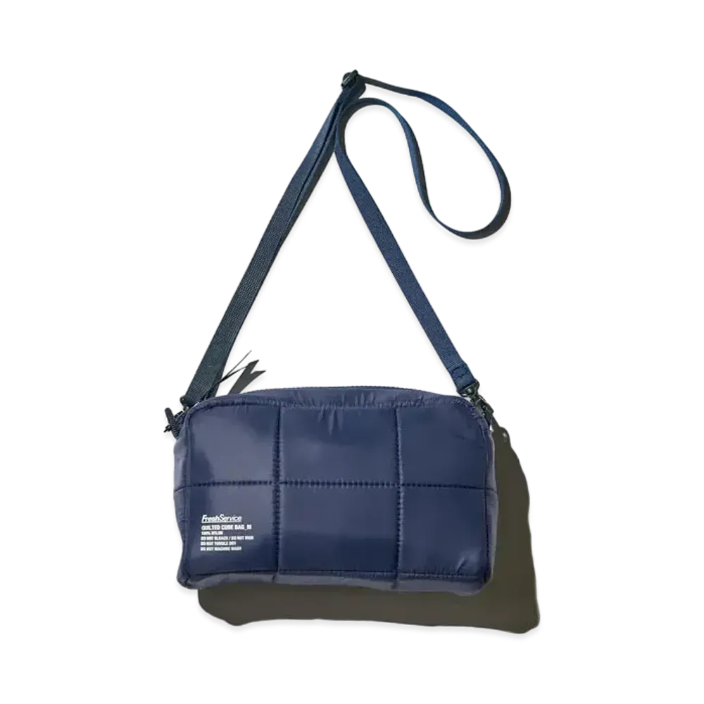 FreshService Quilted Cube Bag_M "Navy"