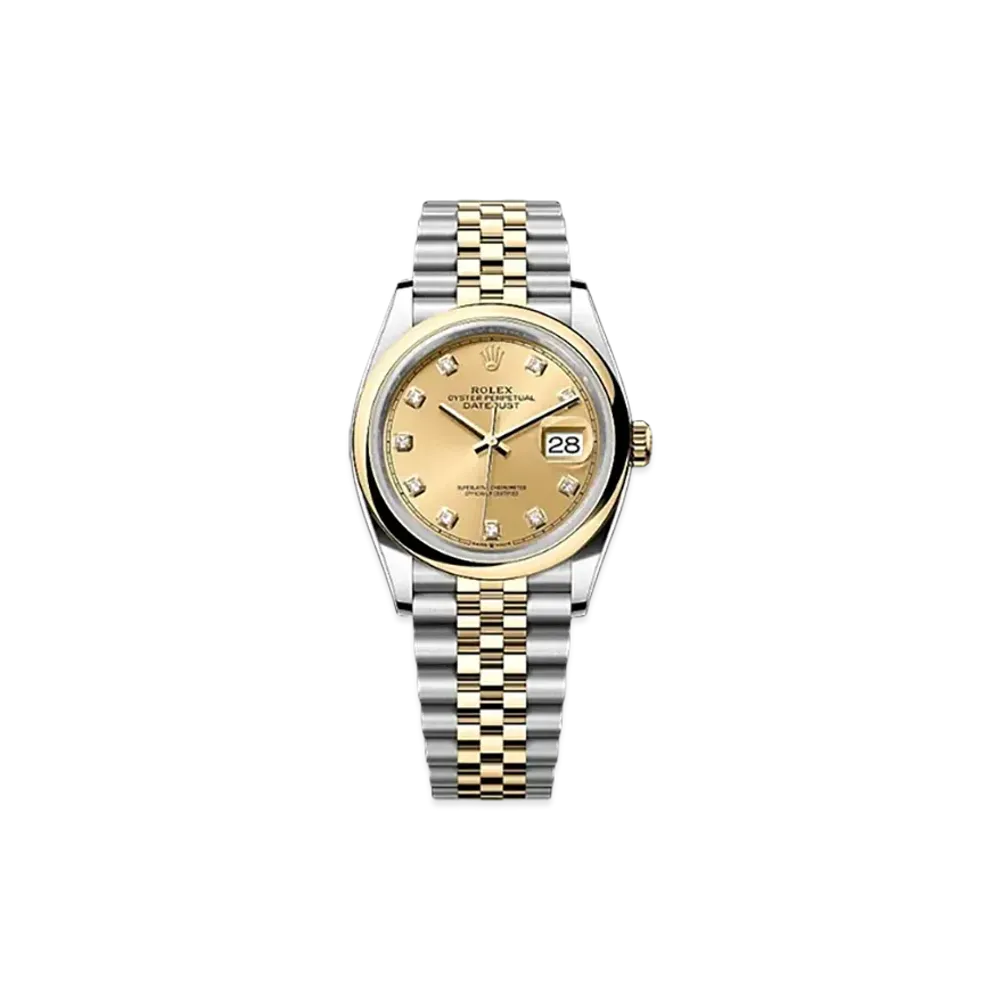 ROLEX Datejust 36 Oystersteel & Yellow Gold "Gold"