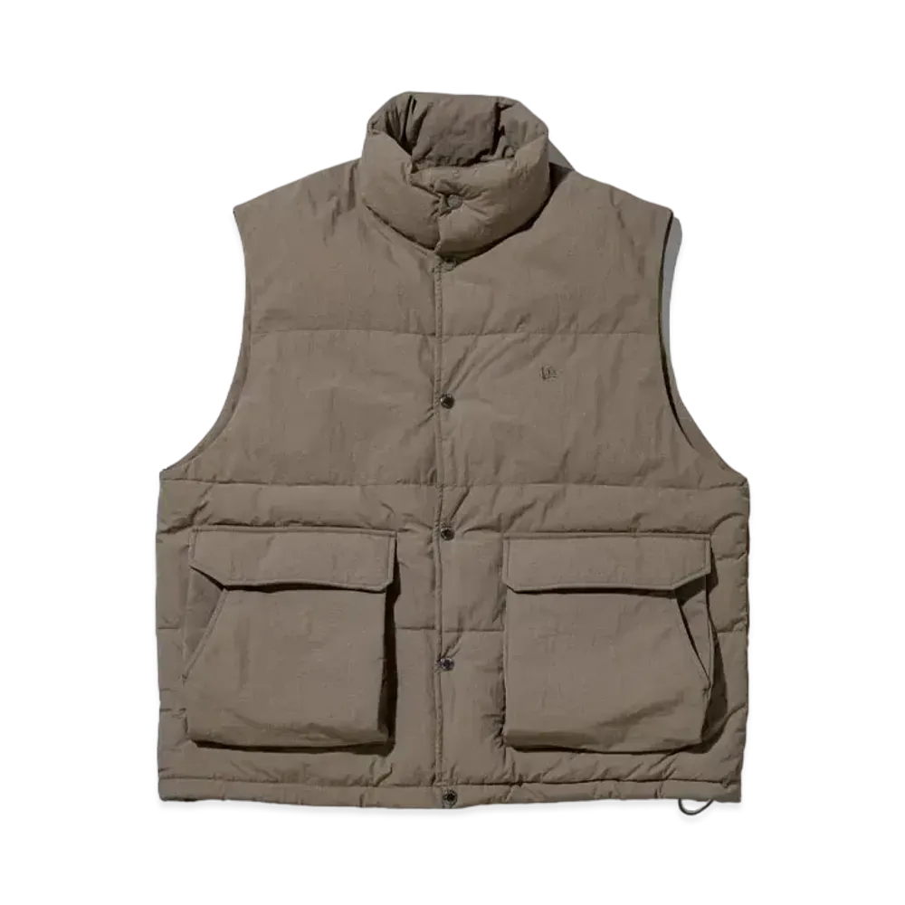 NEW ERA BLACK LABEL FW24 Nylon Puff Vest "Olive"