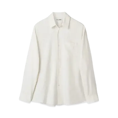 OUR LEGACY Initial Shirt Fine Silk "Off White"