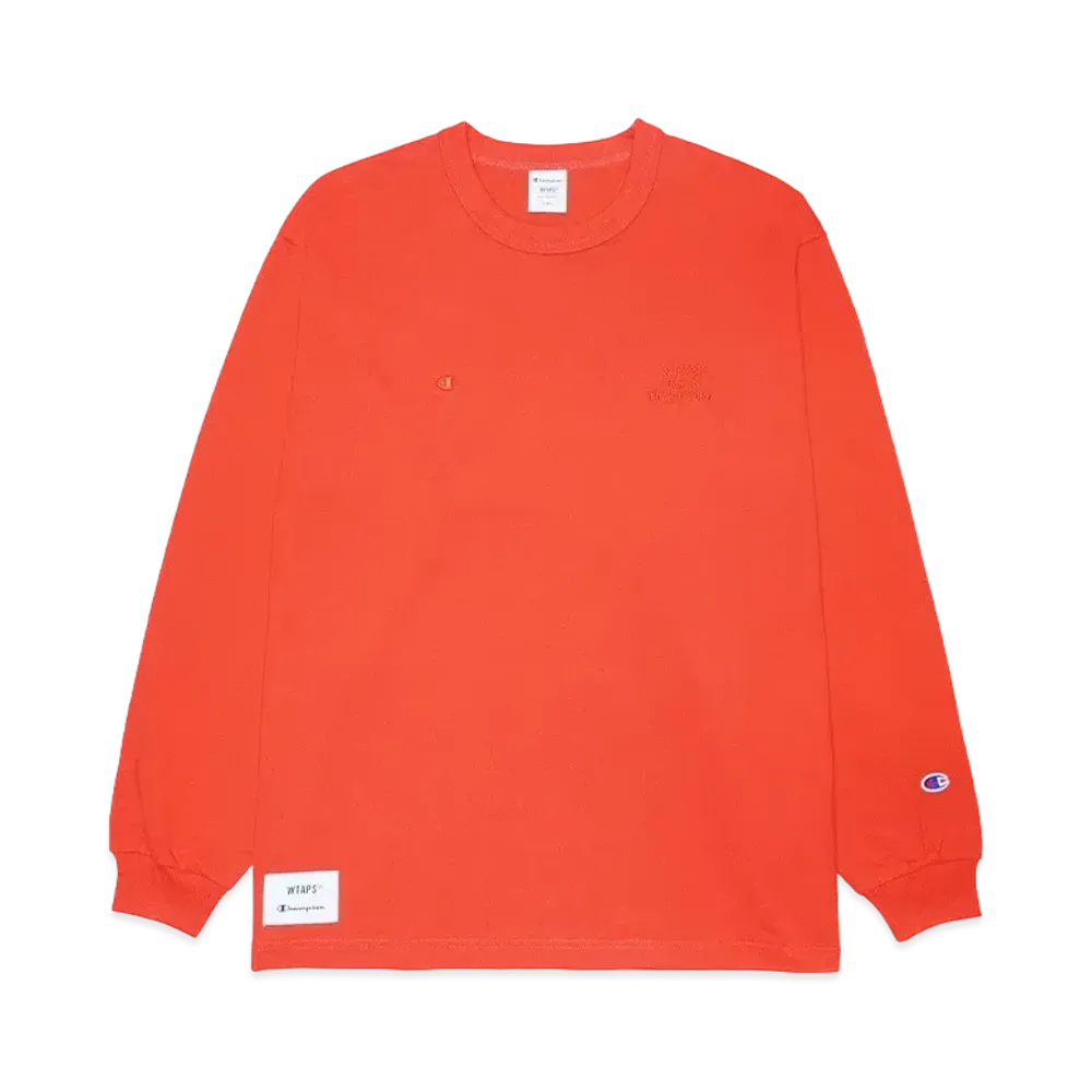 WTAPS x Champion Academy L/S T-Shirts "Orange"