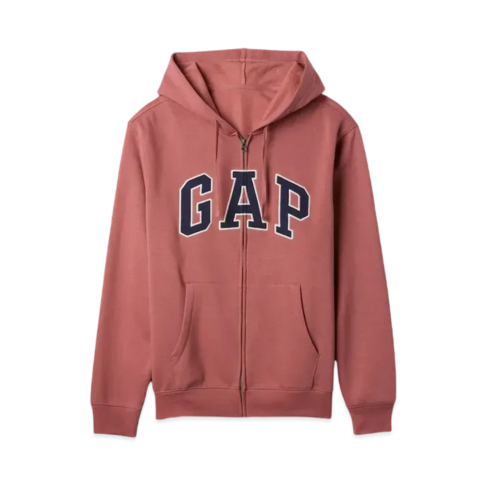 GAP Relax Gap Logo Zip Up Parka "Wash Red"