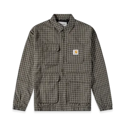 Carhartt WIP Dryden Check Jacket "Dark Green"