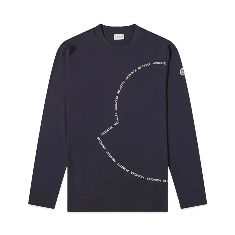MONCLER Long Sleeve T-Shirt "Navy"