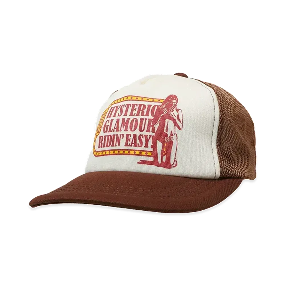 HYSTERIC GLAMOUR Ridin'Easy Mesh Cap "Brown"