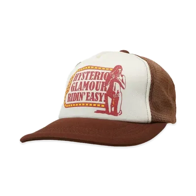 HYSTERIC GLAMOUR Ridin'Easy Mesh Cap "Brown"