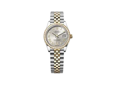 ROLEX Datejust 31mm Oystersteel & Yellow Gold Diamond 278383RBR "Silver"