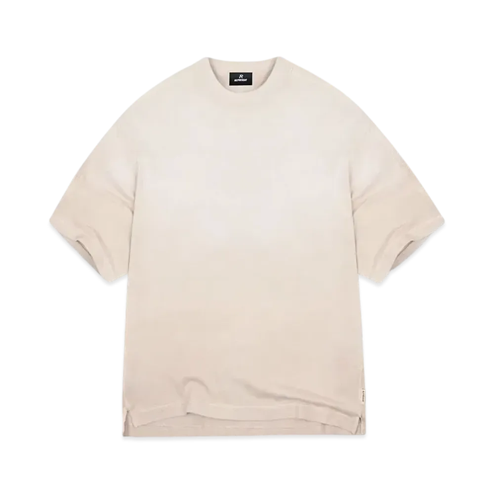 REPRESENT Stepped Hem T-Shirt "Oat"