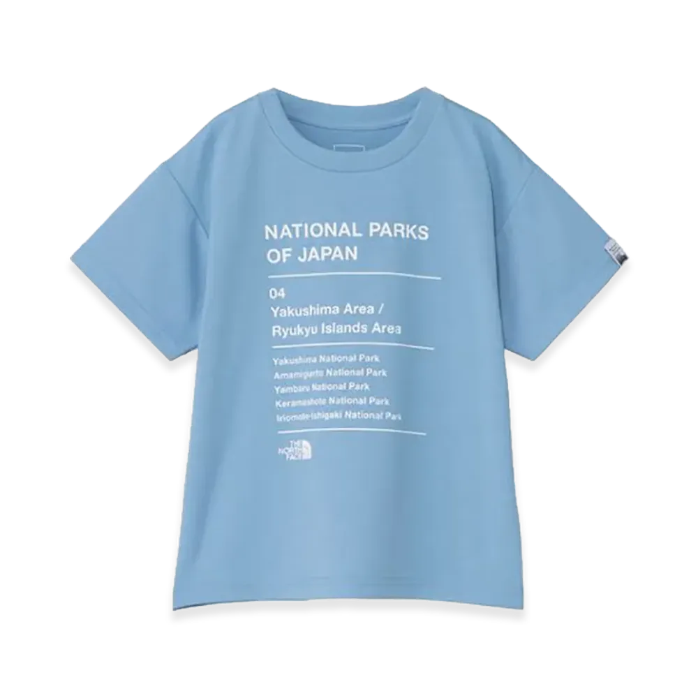 The North Face Kids Short Sleeve National Parks Tee "National Park Blue"