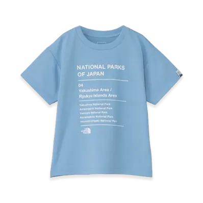 The North Face Kids Short Sleeve National Parks Tee "National Park Blue"