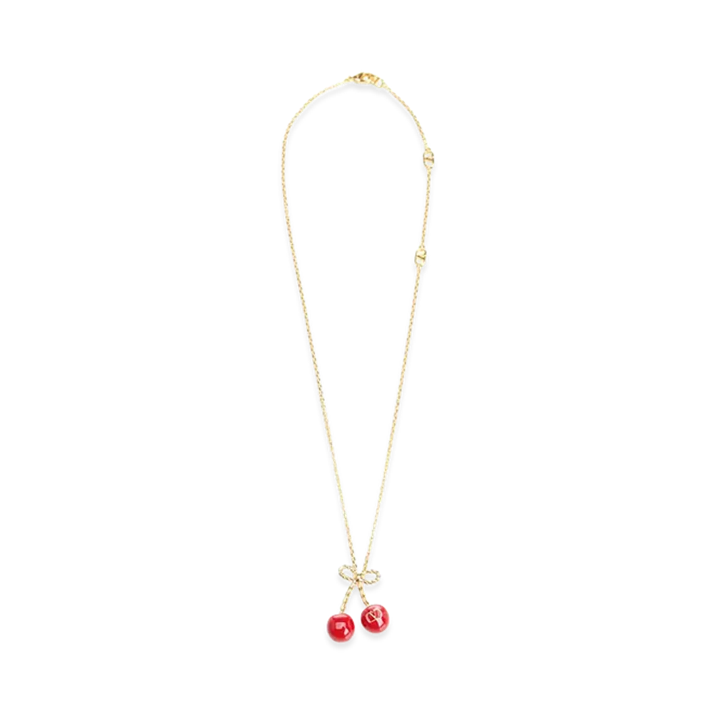 Valentino Women's "Cherryfic" Necklace "Gold"