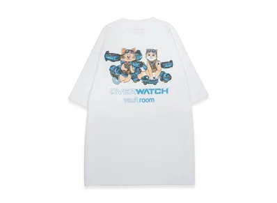 VAULTROOM x OVERWATCH x Jetpack Cat Tee "White"