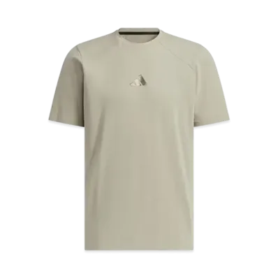 adidas Premium Active Regular Fit Double Knit Short Sleeve T-Shirt "Putty Beige"