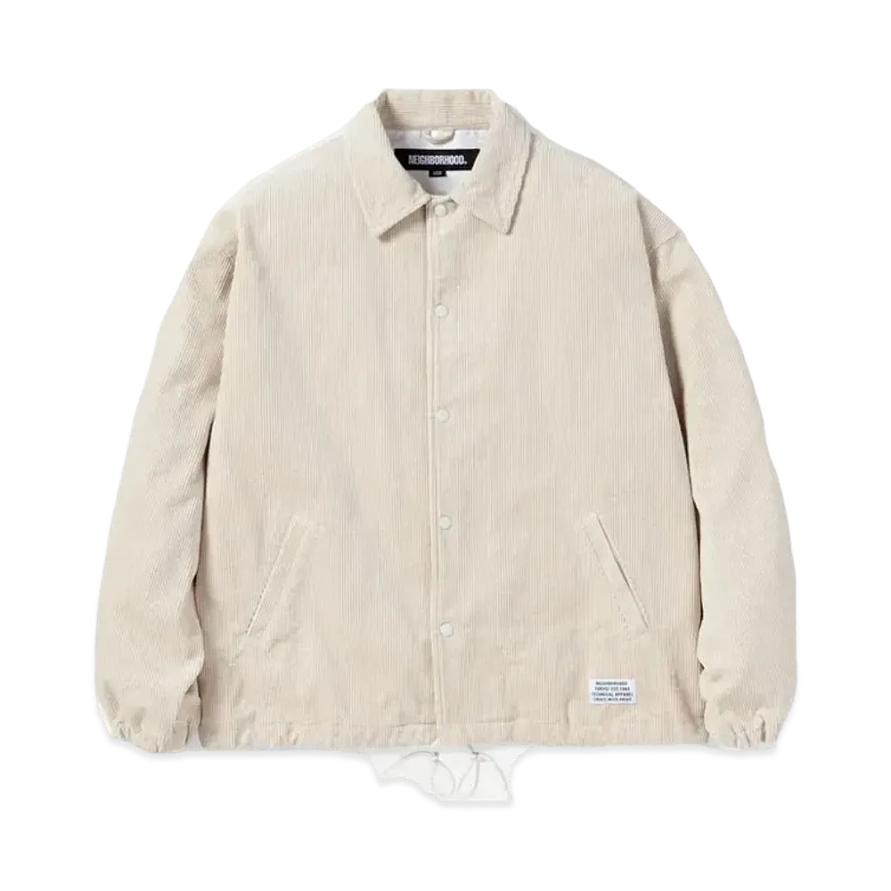 NEIGHBORHOOD Cord Windbreaker JK . CO "Off White"