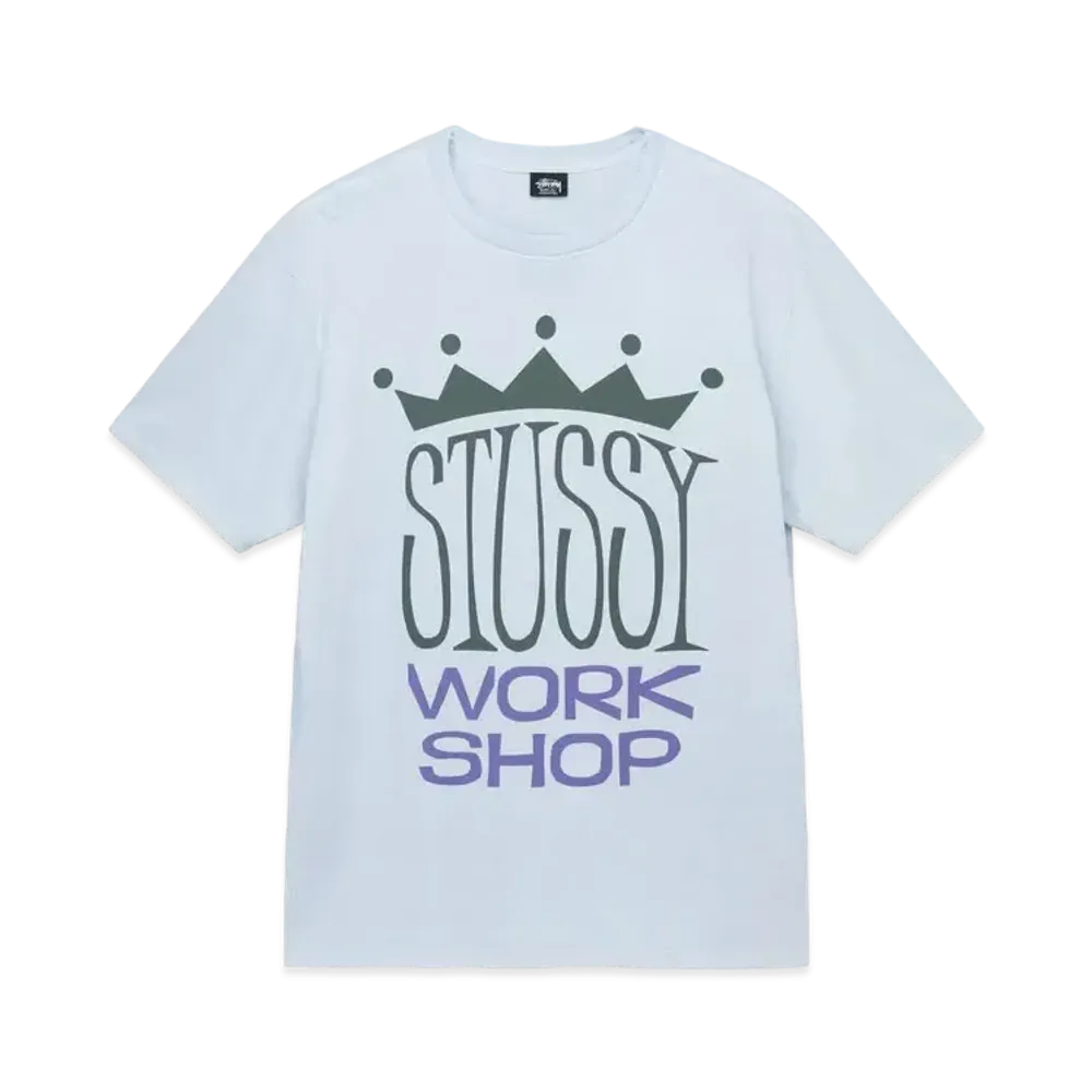 Stussy x OUR LEGACY KING SIZE PIGMENT DYED TEE "Light Blue"