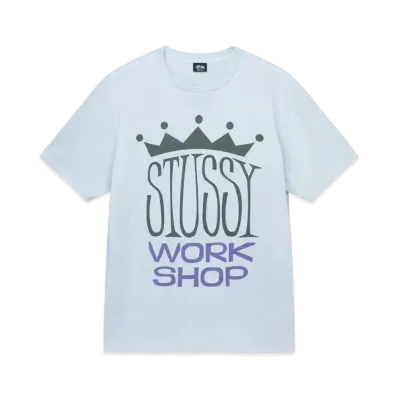 Stussy x OUR LEGACY KING SIZE PIGMENT DYED TEE "Light Blue"