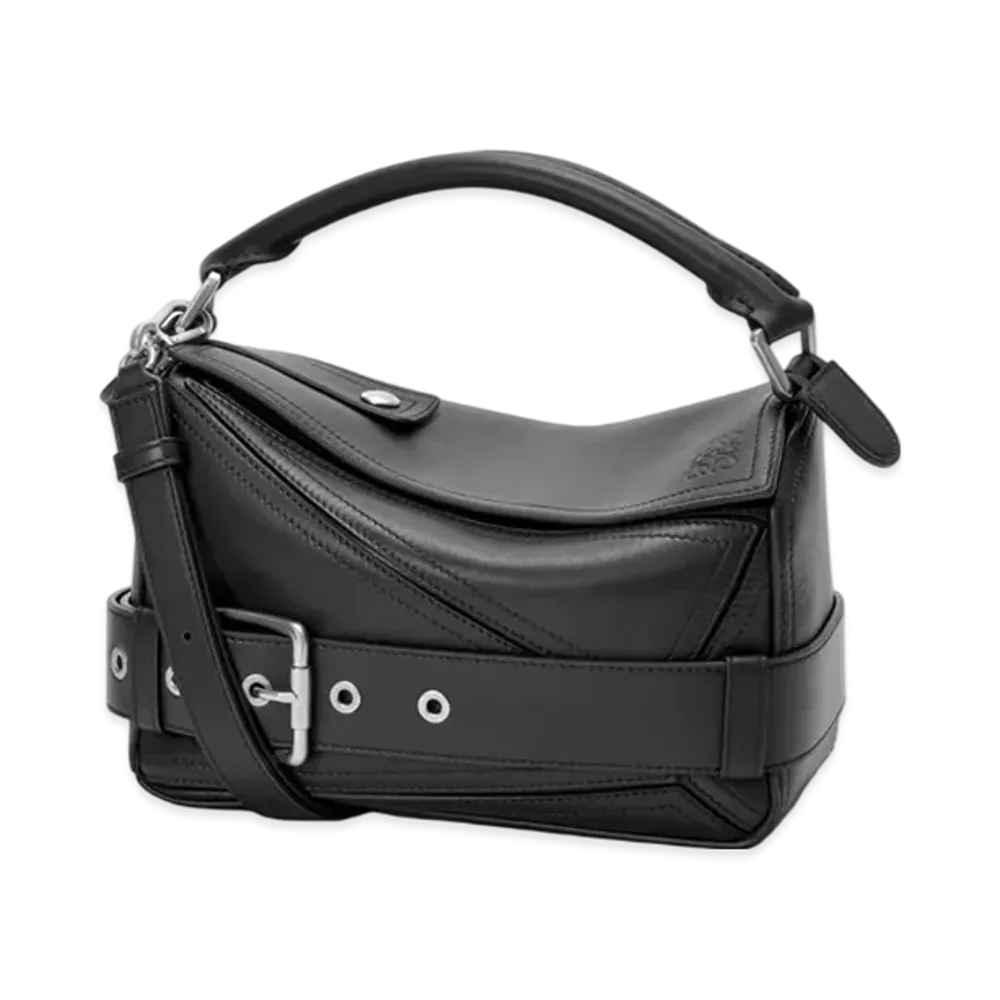 LOEWE Puzzle Biker Bag Small "Black"