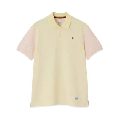 Paul Smith Traveler Bicolor Polo Shirt "Yellow"