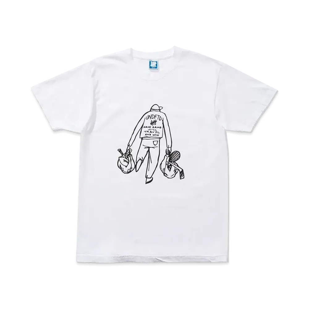 UNDEFEATED Running Man S/S Tee "White"