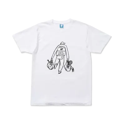 UNDEFEATED Running Man S/S Tee "White"
