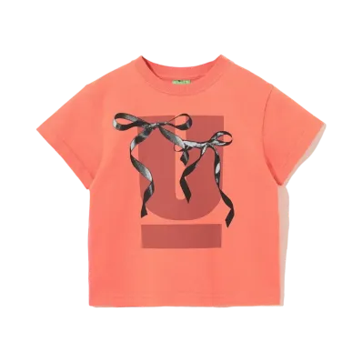 UNDERCOVER Cotton T-shirt Kids "Light Orange"